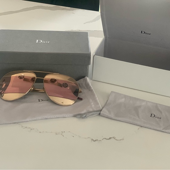 Dior Sunglasses Split - Gold - Picture 1 of 4